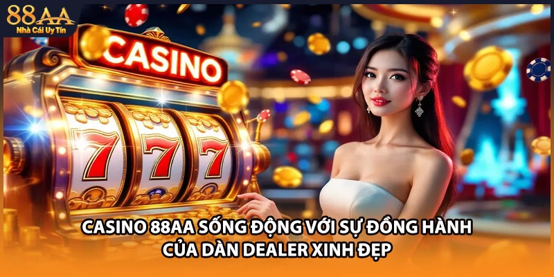 Casino 88AA sống động với sự đồng hành của dàn Dealer xinh đẹp